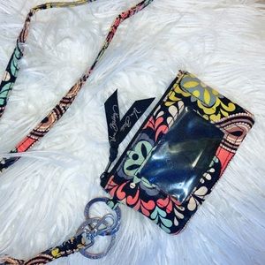 Vera Bradley ID holder with Landyard